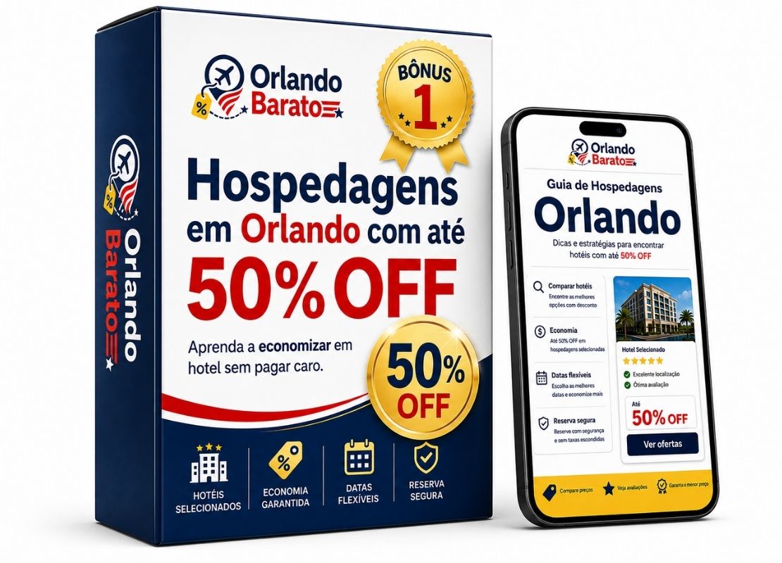 Hospedagens em Orlando com até 50% OFF
